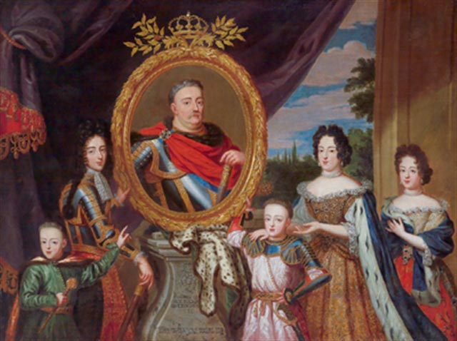 Henri Gascar Apotheosis of John III Sobieski surrounded by his family.